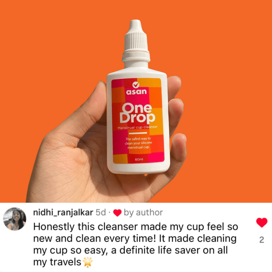 OneDrop Menstrual Cup Cleanser - Asan India