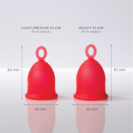Menstrual cup size chart: Find your size! - Asan India