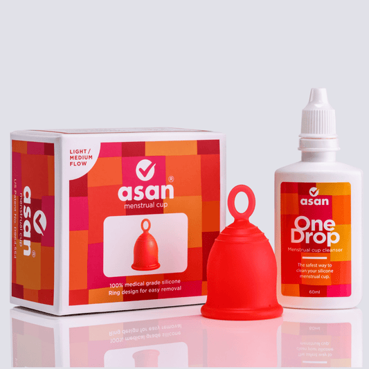 Combo Pack: Asan Cup + Cleanser @25% off - Asan India