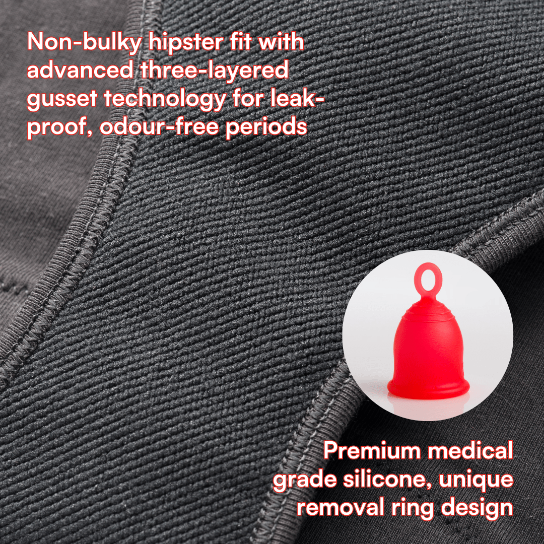 Combo Pack: Asan Cup + Leakproof Underwear - Asan India