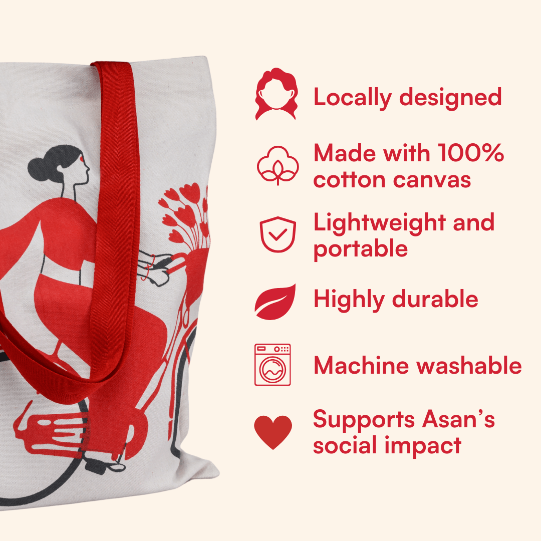 Limited Edition: EmpowerHer Tote Bag - Asan India