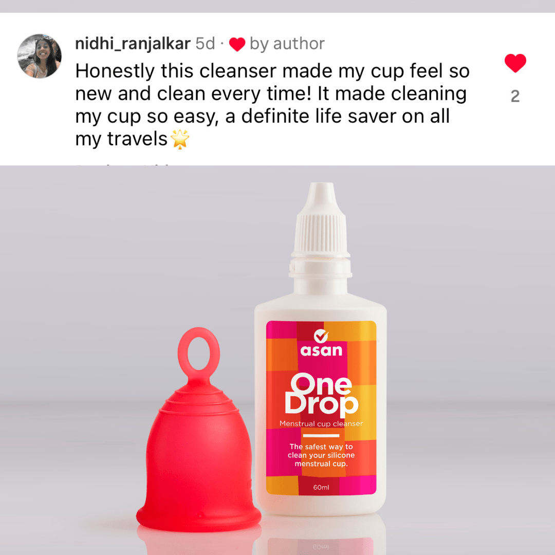 OneDrop Menstrual Cup Cleanser - Asan India