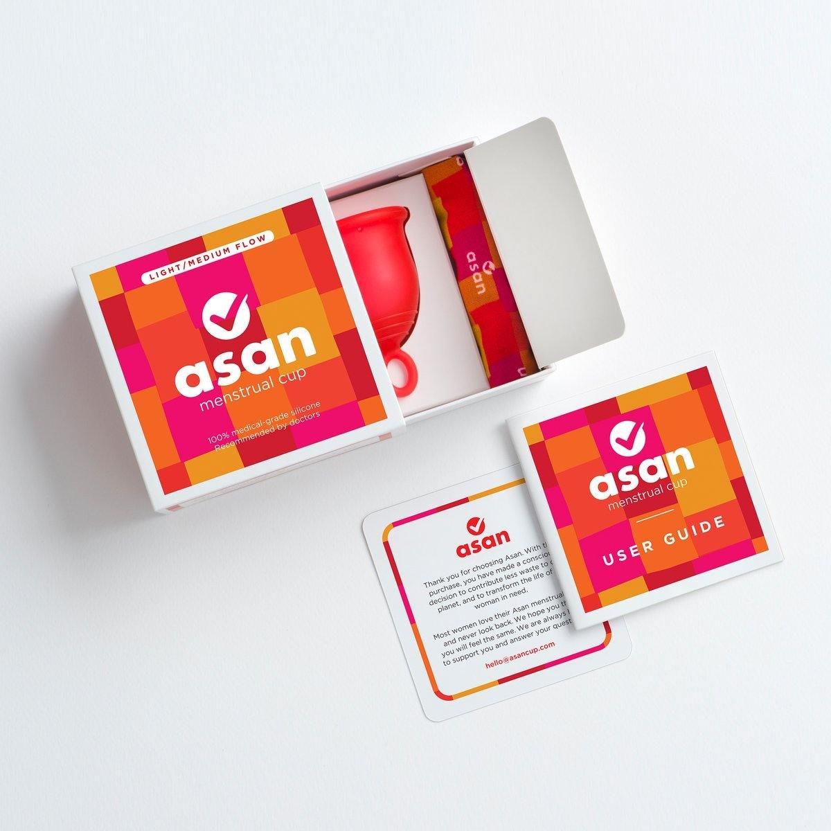 *combo pack* asan cup + cleanser @15% off - Asan